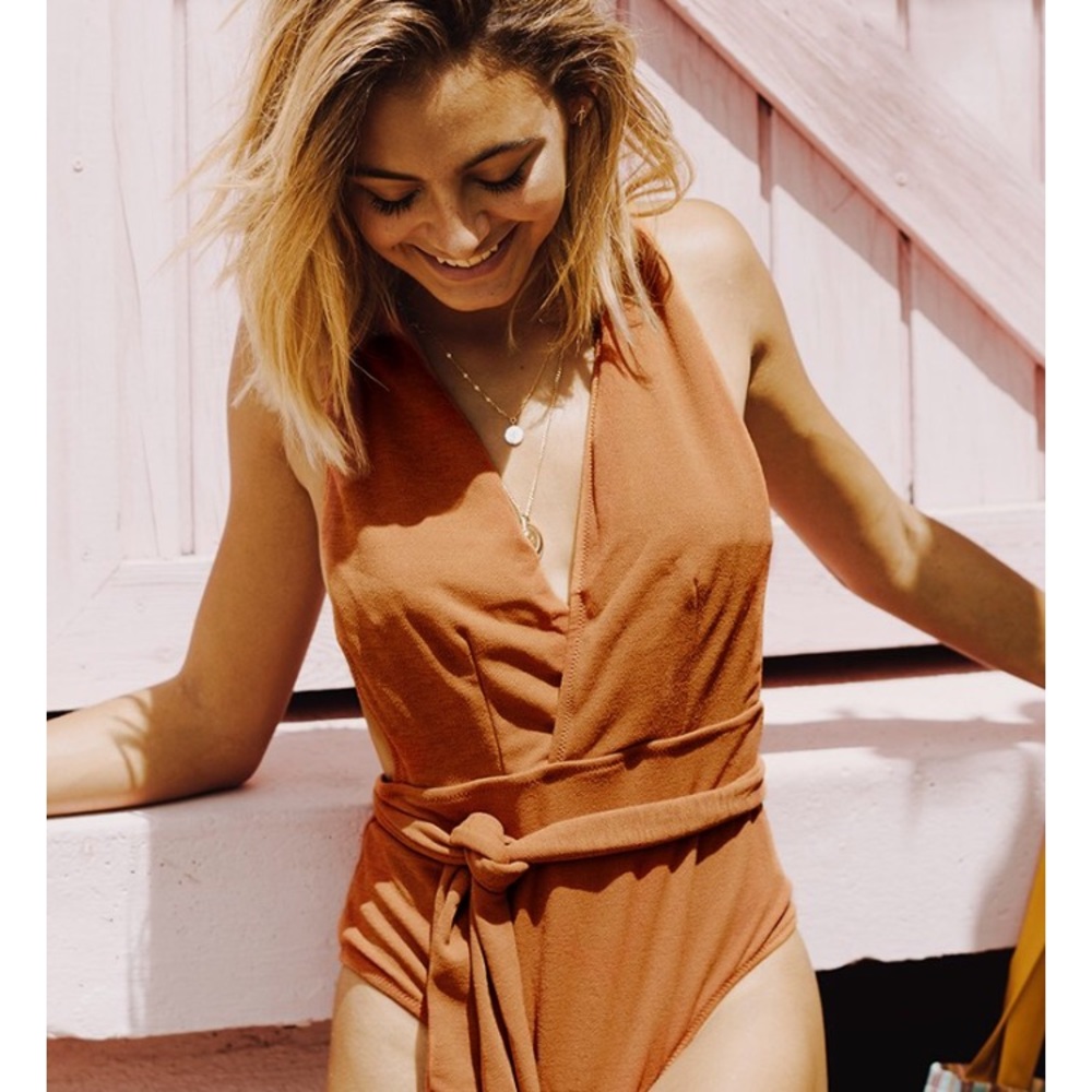 Caramel Cutout One Piece